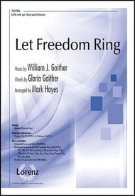 Let Freedom Ring SATB choral sheet music cover Thumbnail